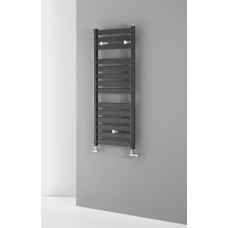 Capri heated towel rail in Anthracite